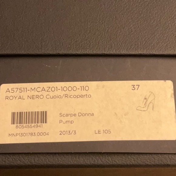 SERGIO ROSSI SCARPE DONNA / GODIVA PUMP SIZE 7 (NEW IN BOX) - Picture 13 of 14